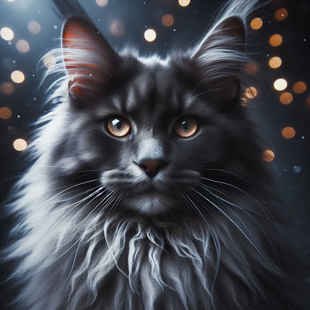 Smoke Maine Coon