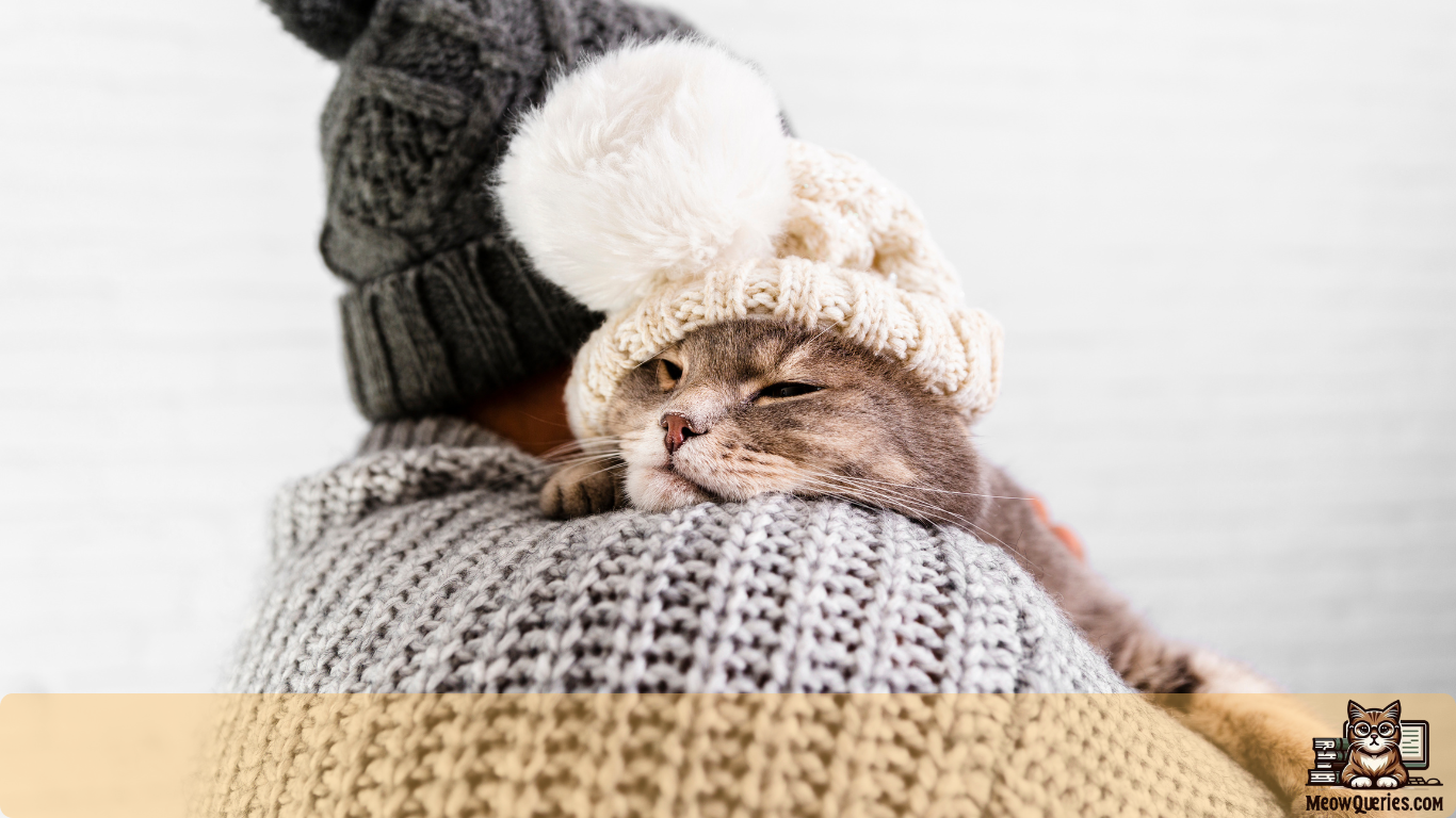 Cat suffering from cold